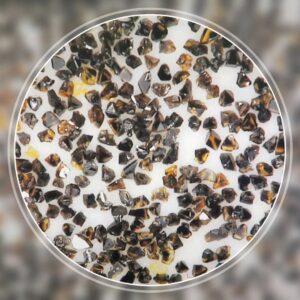 CBN-A10 Amber Irregular CBN (50/60–325/400 Mesh) – Resin Bond CBN for Ferrous Metal Grinding